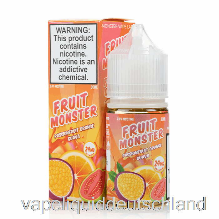 Passionsfrucht-Orangen-Guave - Fruchtmonstersalze - 30 Ml 48 Mg Vape Deutschland